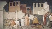 Ambrogio Lorenzetti St Sylvester Sealing thte Dragon's Mouth (mk08) oil painting reproduction